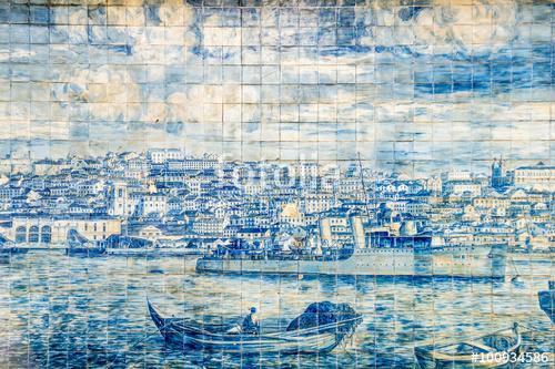 vintage portuguese tiles, Premium Kollekció