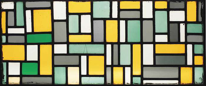 Ólomüveg kompozicó VIII, Theo van Doesburg