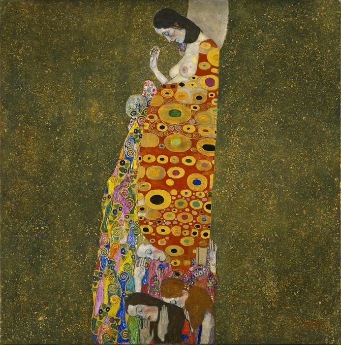 A remény II., (1907), Gustav Klimt