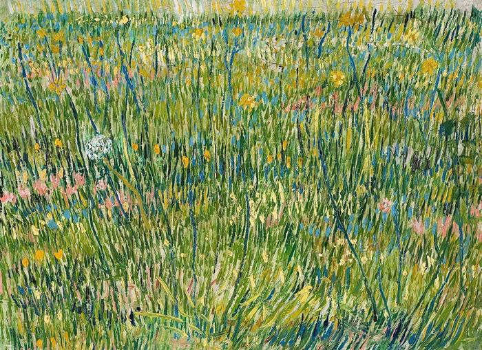 Fűves rét, Vincent Van Gogh