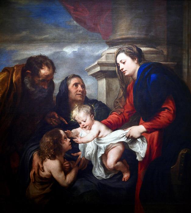 A Szent család, Anthony van Dyck 