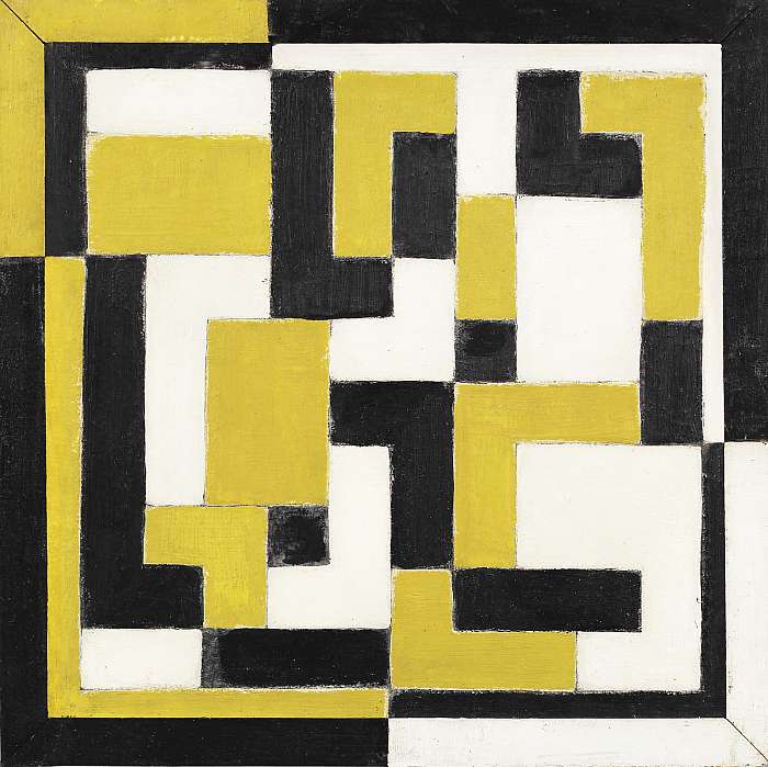 Fekete-fehér és sárga, Theo van Doesburg