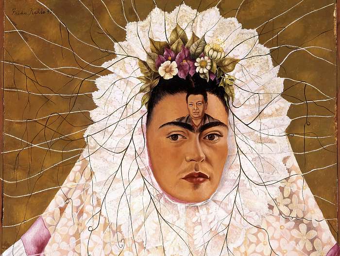 Önarckép tehuana népviseletben (részlet), Frida Kahlo Önarckép tehuana népviseletben (részlet), Frida Kahlo