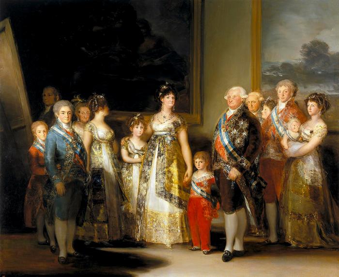 IV. Károly spanyol király és családja, Francisco José de Goya