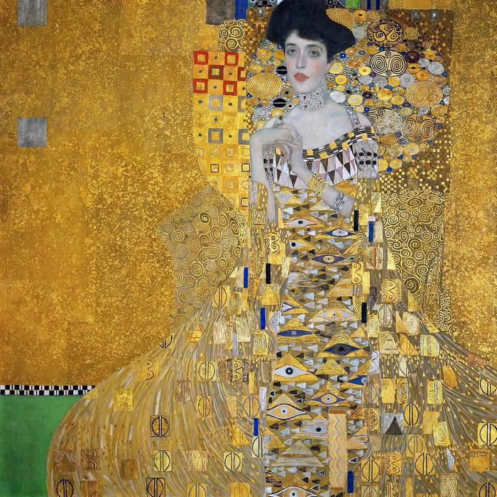 Adele Bloch portréja - színverzió 5, Gustav Klimt