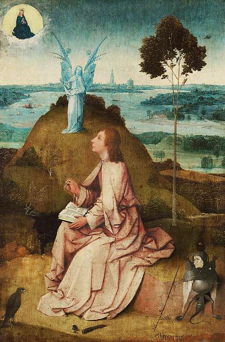 Szent János Patmosz szigetén, Hieronymus Bosch