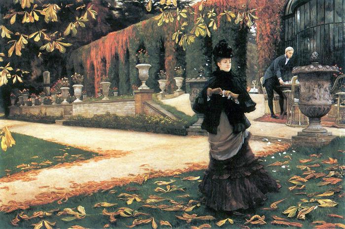 Nő a parkban, James Tissot
