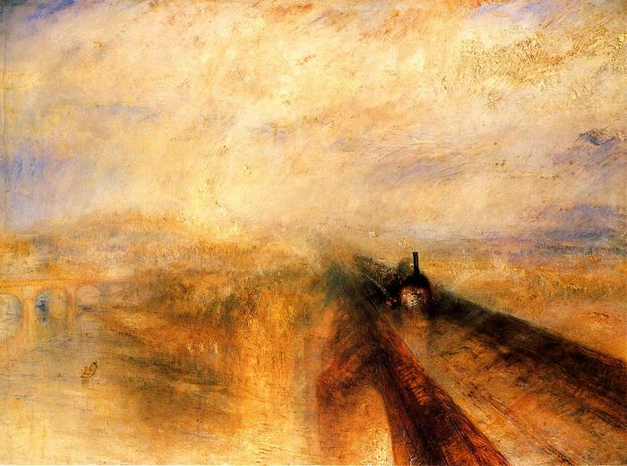 Eső, gőz és sebesség, 1844, William Turner