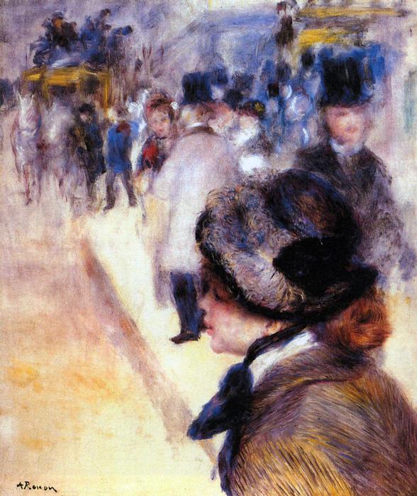 Place de Clichy, Párizs, Pierre Auguste Renoir