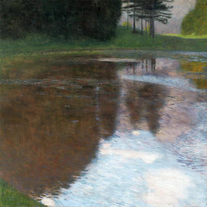 Reggel a tónál, az Egelsee (színverzió 1.), Gustav Klimt