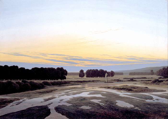 A Grosse Gehege Drezda közelében, Caspar David Friedrich