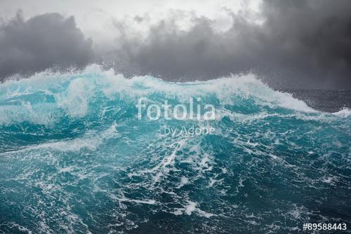 sea wave in the atlantic ocean during storm, Premium Kollekció