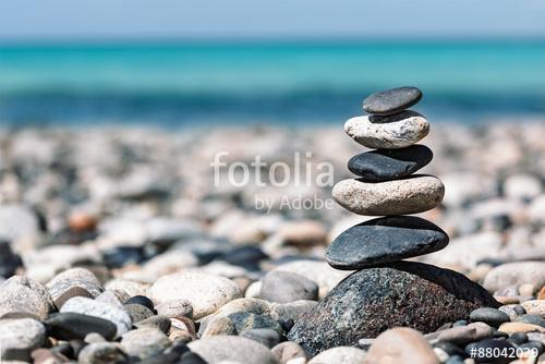 Zen balanced stones stack, Premium Kollekció