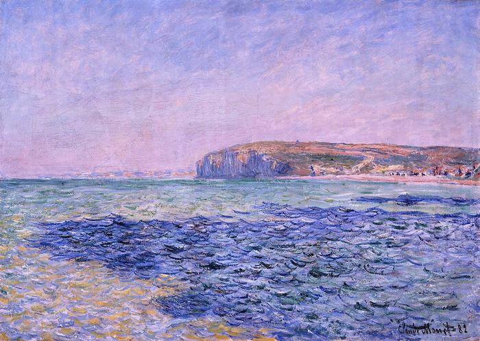 Árnyék a  tengerben (Sziklák Pourville-nél 1882), Claude Monet