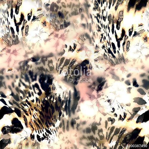 leopard  texture ,fabric print seamless, Premium Kollekció