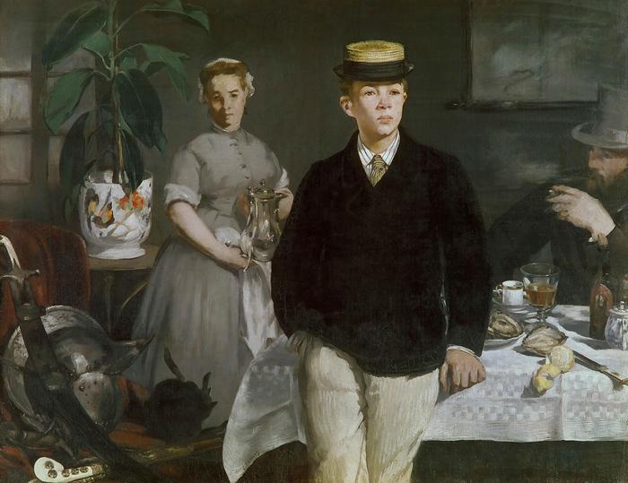 Ebéd a műteremben (1868), Edouard Manet