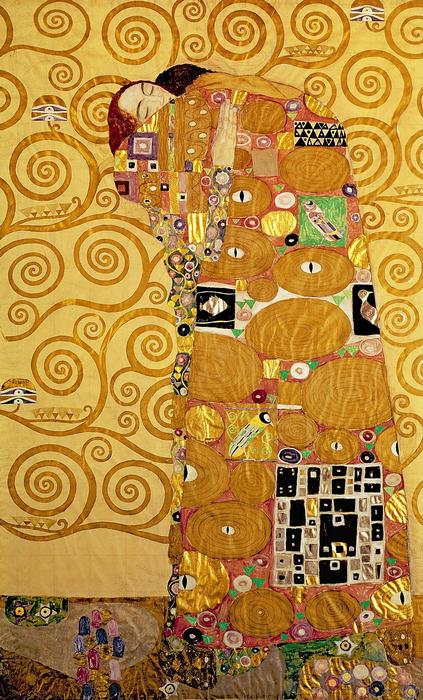Ölelés (színverzió 3.), Gustav Klimt