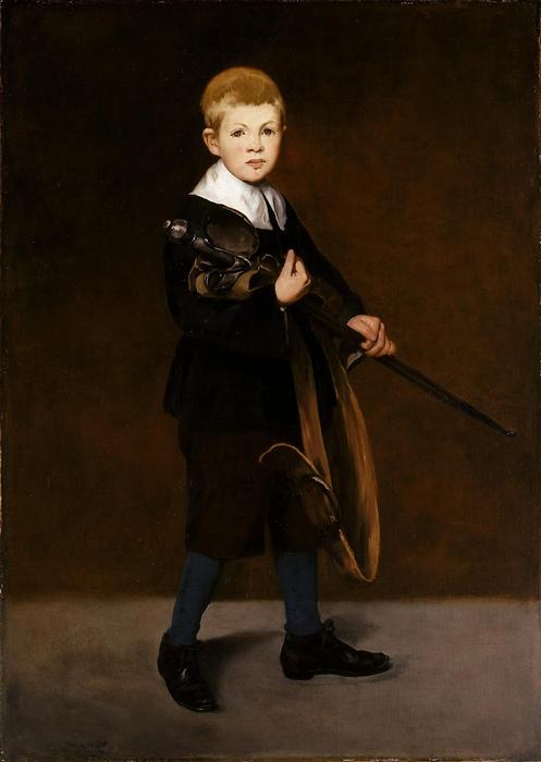 Fiú kezében karddal (1861), Edouard Manet