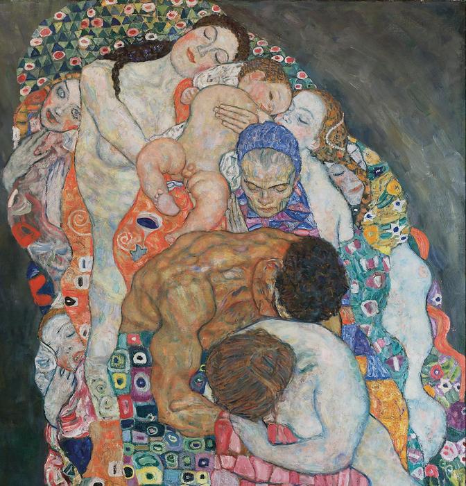 Élet és halál (részlet II.), Gustav Klimt