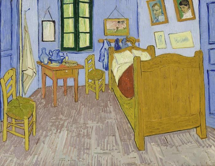 Van Gogh hálószobája Arles-ban - verzió 3., Vincent Van Gogh