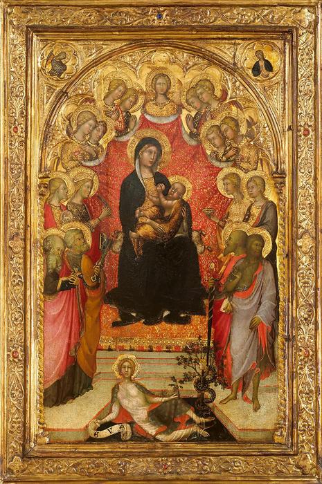 Madonna és gyermeke, Giovanni di Paolo