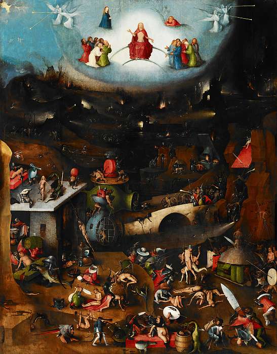 Az utolsó ítélet triptichon (központi panel), Hieronymus Bosch