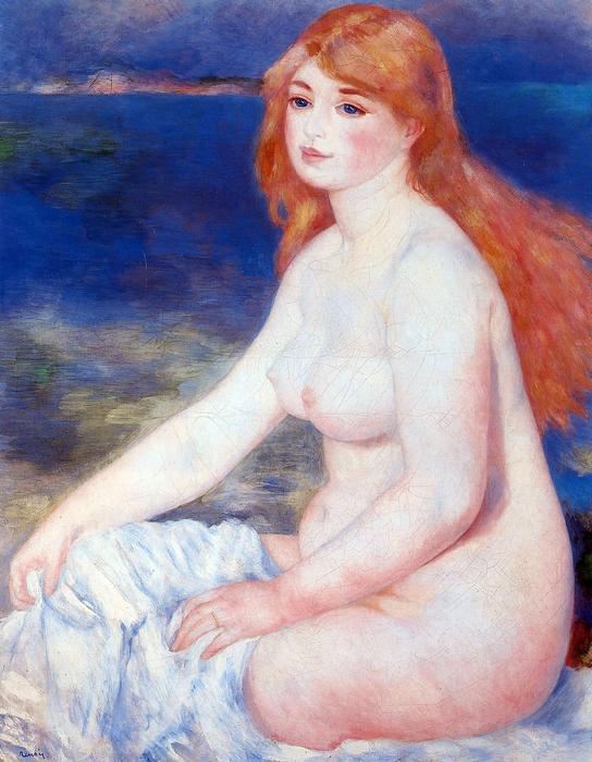 Szőke fürdőző, Pierre Auguste Renoir Szőke fürdőző, Pierre Auguste Renoir