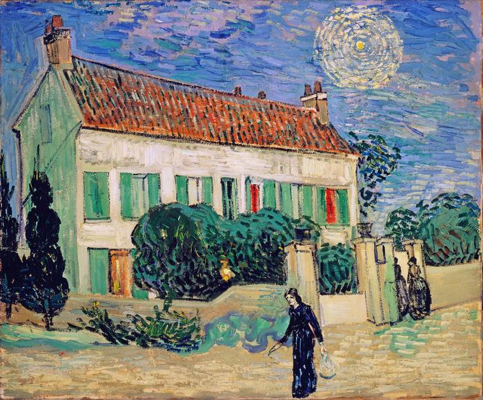 Fehér ház este, Vincent Van Gogh