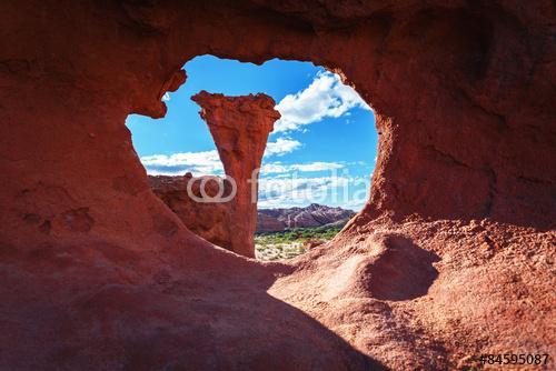 Rock formáció (Quebrada de las Conchas) Cafayate, Salta, Argent, Premium Kollekció