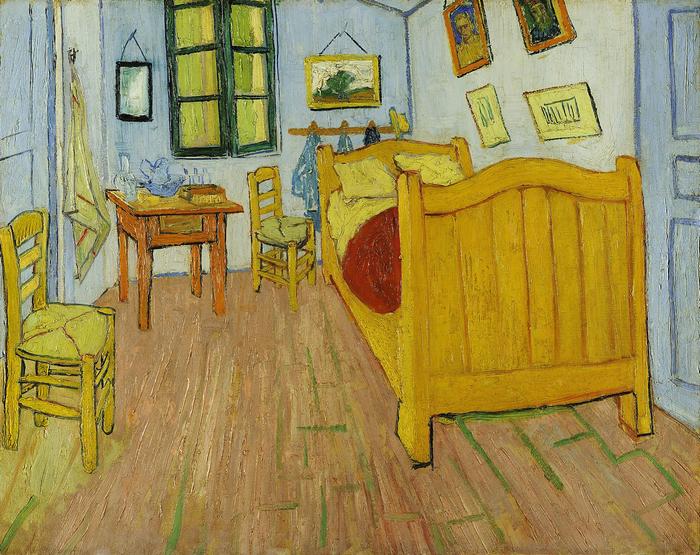 Van Gogh hálószobája Arles-ban - verzió 1., Vincent Van Gogh