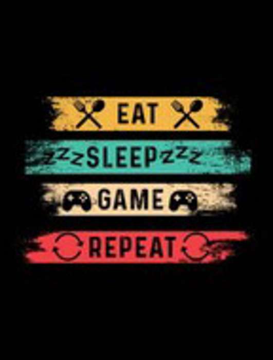 Eat, Sleep, Game, Repeat (color), 
