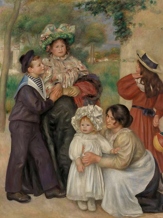 A művész családja (1897), Pierre Auguste Renoir