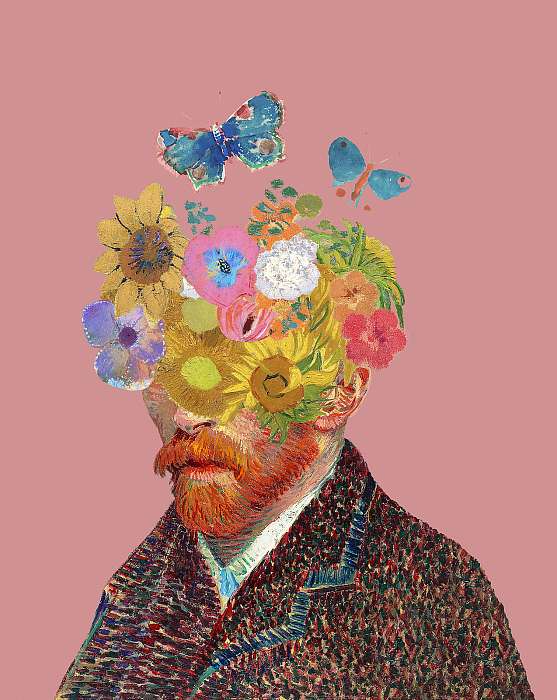 Van Gogh arctalan dekopázs önarckép , Partner Kollekció Van Gogh arctalan dekopázs önarckép , Partner Kollekció