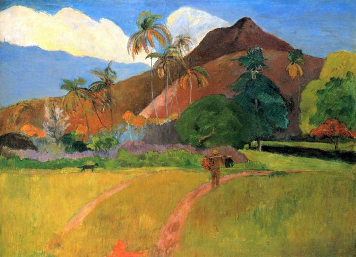 Tahiti hegy, Paul Gauguin