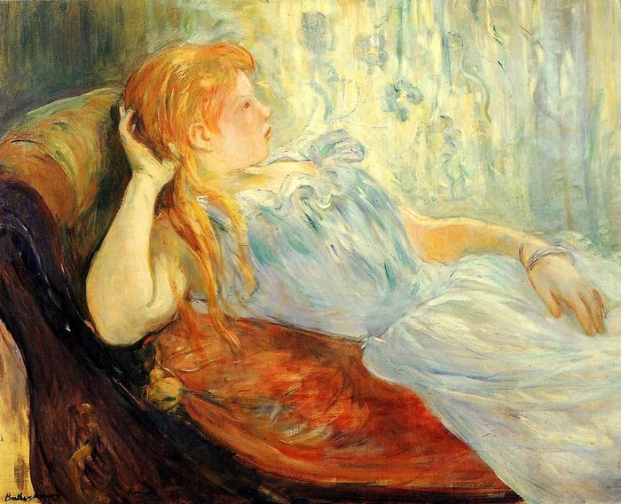 Pihenő lány, Berthe Morisot