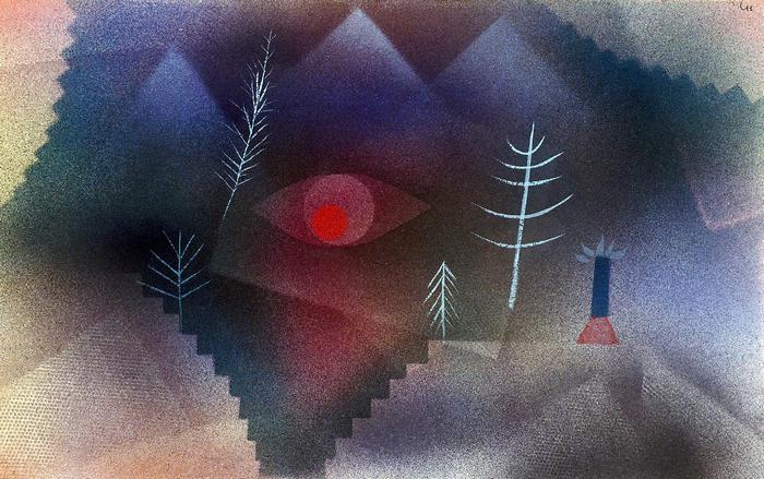 A tájkép pillantása - színverzó 1., Paul Klee