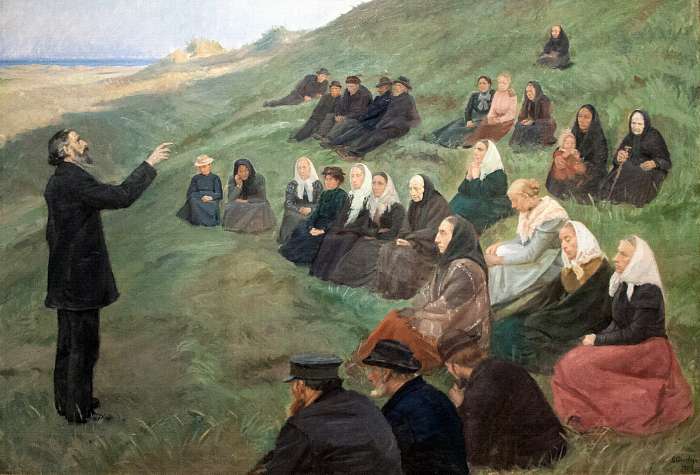 Prédikáció, Anna Ancher