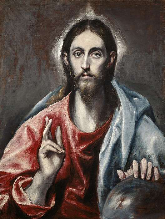 Krisztusi áldás, El Greco