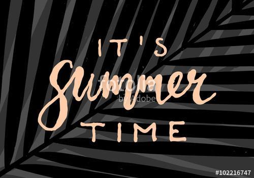 It's Summer Time Poster Design, Premium Kollekció