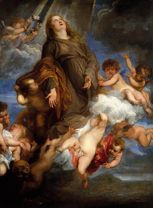 Palermói Szent Rozália, Anthony van Dyck 