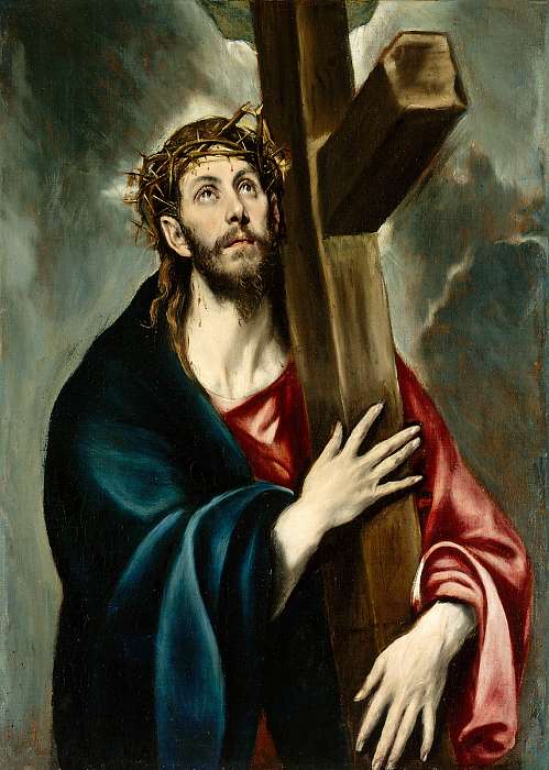 A keresztet hordozó Krisztus (színverzió 2), El Greco